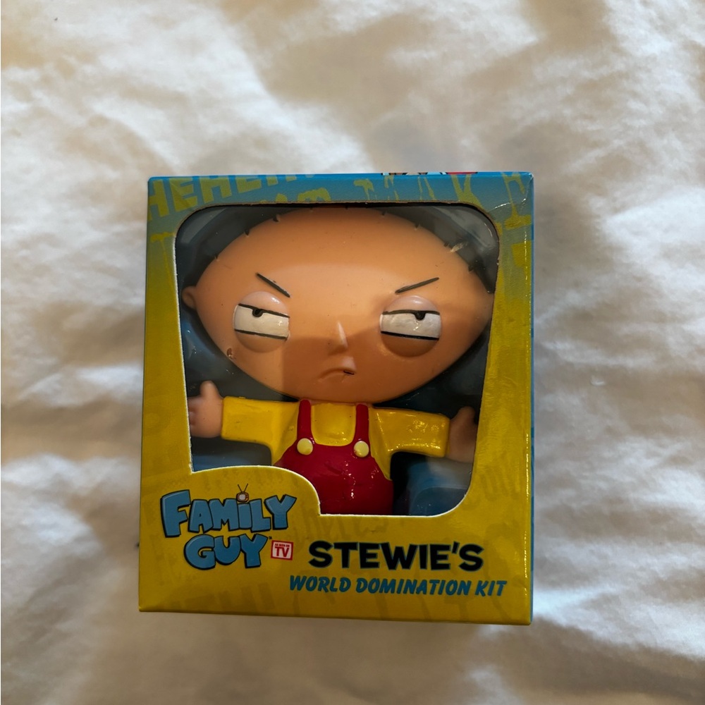 Family Guy Stewie Action Figure - Yellow and Red